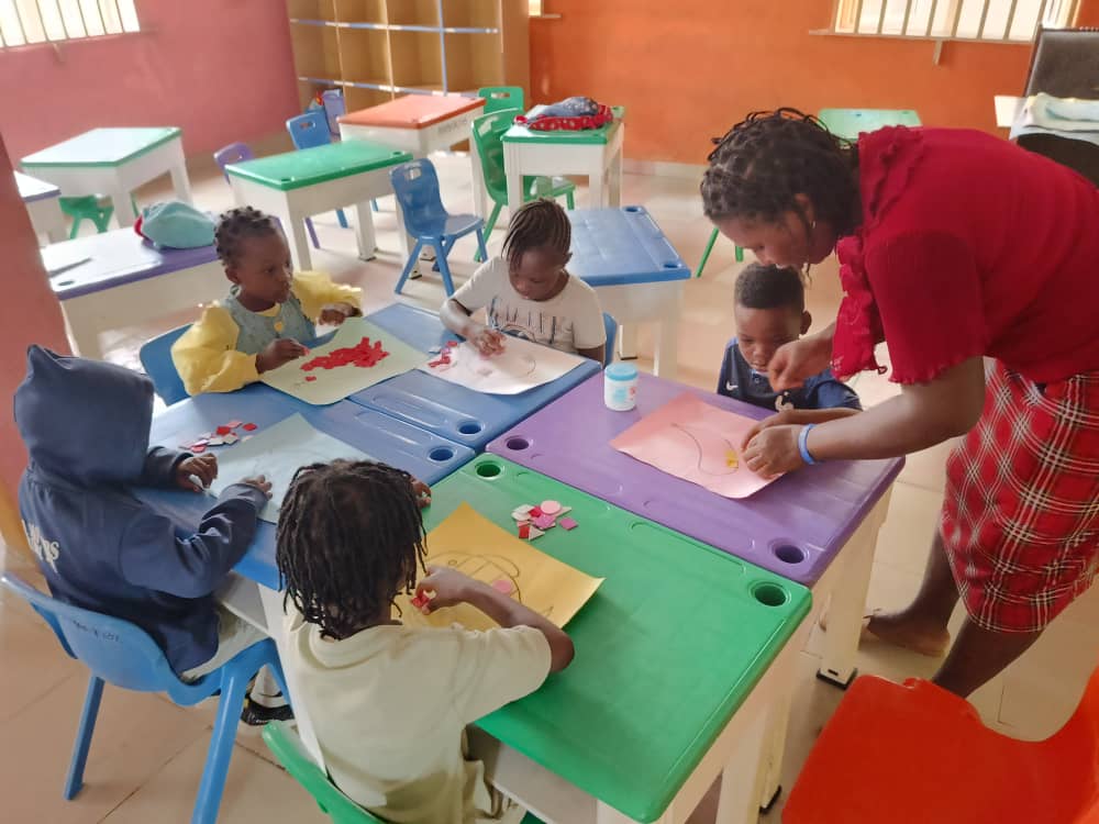 Creche students